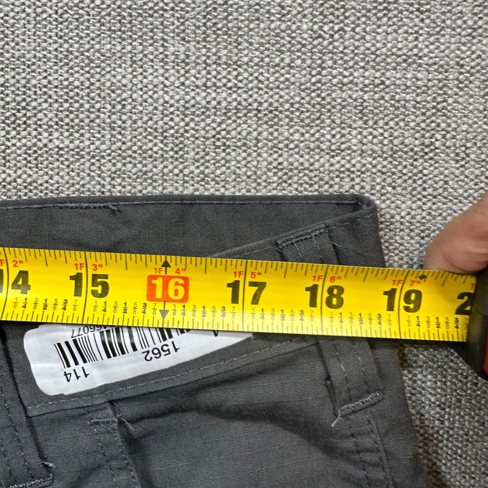 Carhartt Work Pants Mens 34/30 Gray Ripstop Utility Straight Leg - Picture 6 of 10